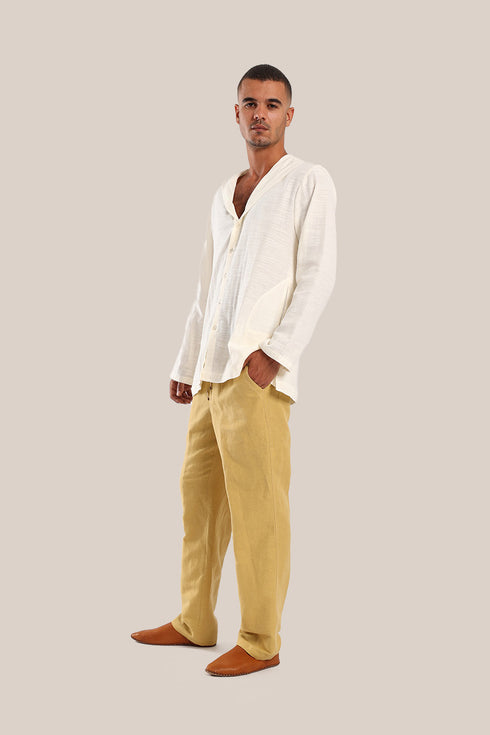Hooded Shirt with button down front and back